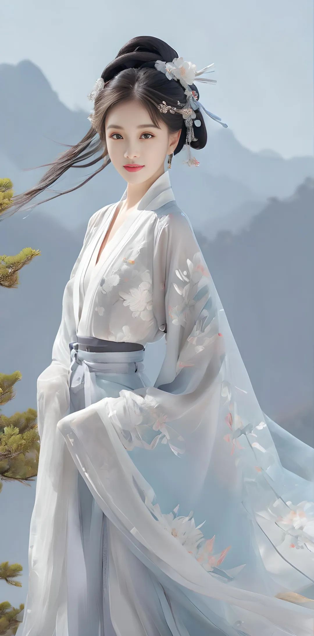 AI古装美女 | 绝美女孩绽放宋韵之美：婉约优雅 一貌倾城 仙姿玉色 - 炫图天下
