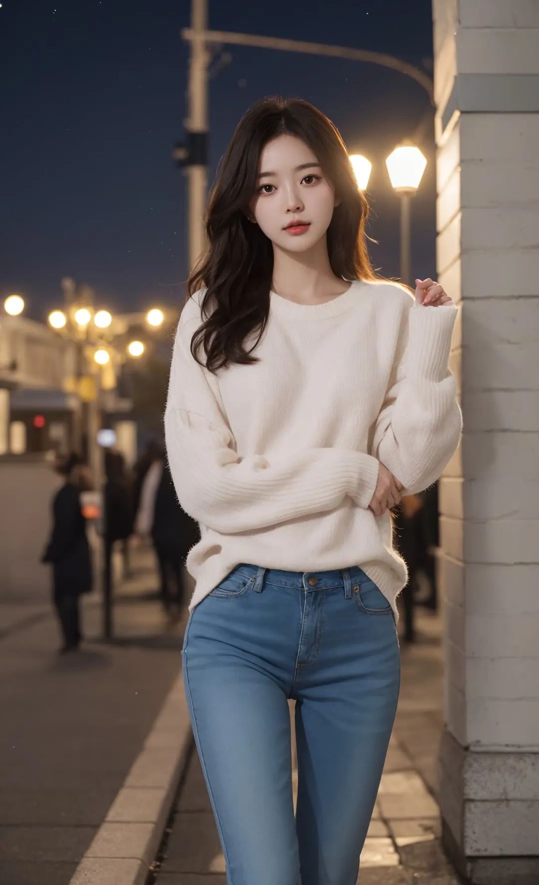 路灯下的少女：再执着的人，伤的太深也会疼 - 炫图天下