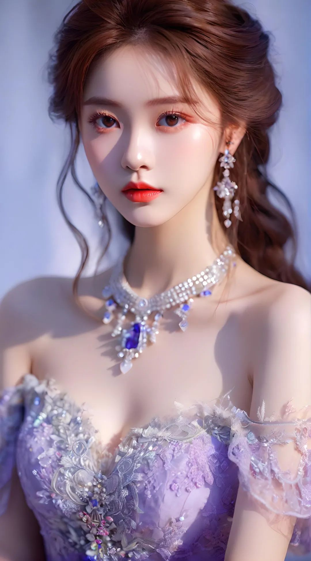 AI美女 | 完美身材，蕾丝连衣裙，如画中仙子，美的不可方物！ - 炫图天下