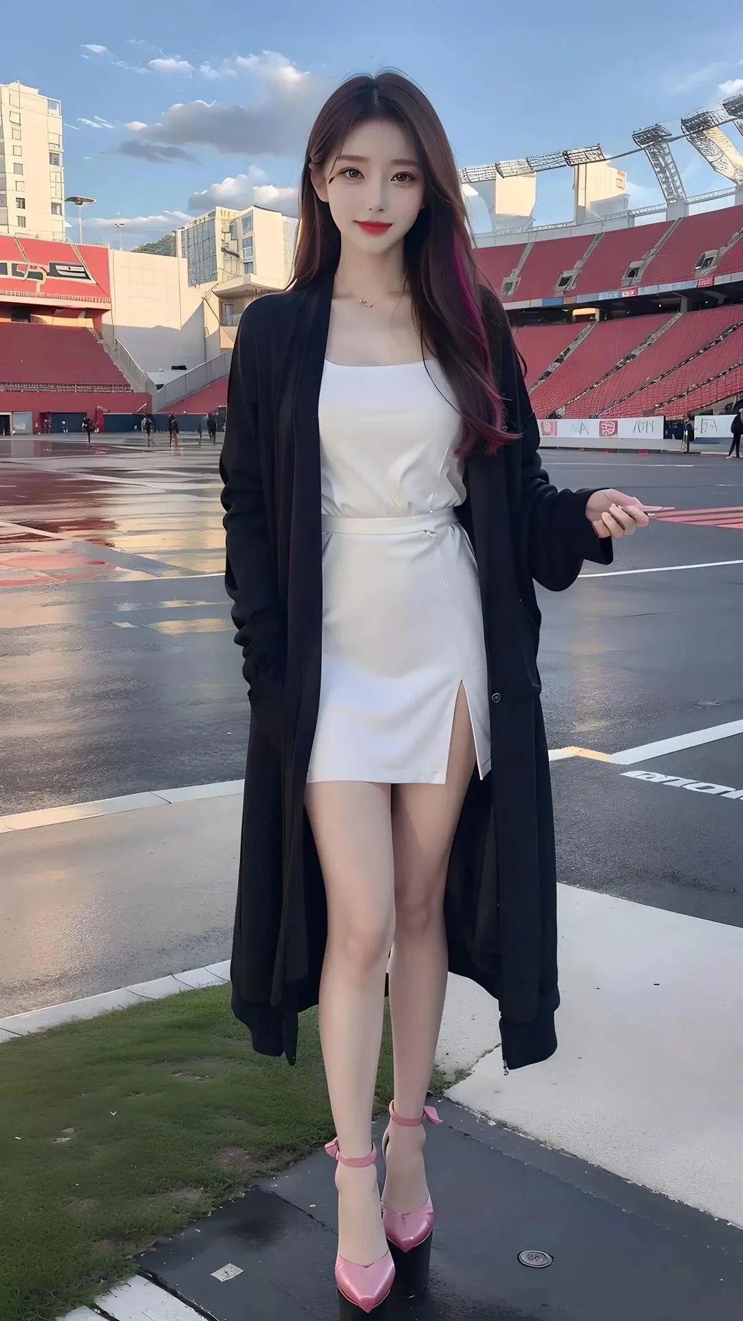 清纯气质少女，大长腿：人的潜能是无限的 - 炫图天下