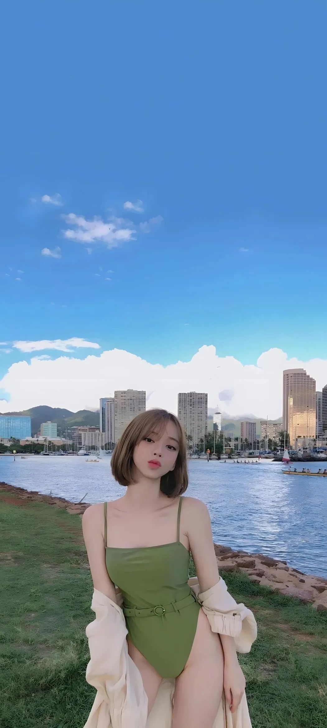 美女壁纸 | 夏天的风我永远记得 - 炫图天下