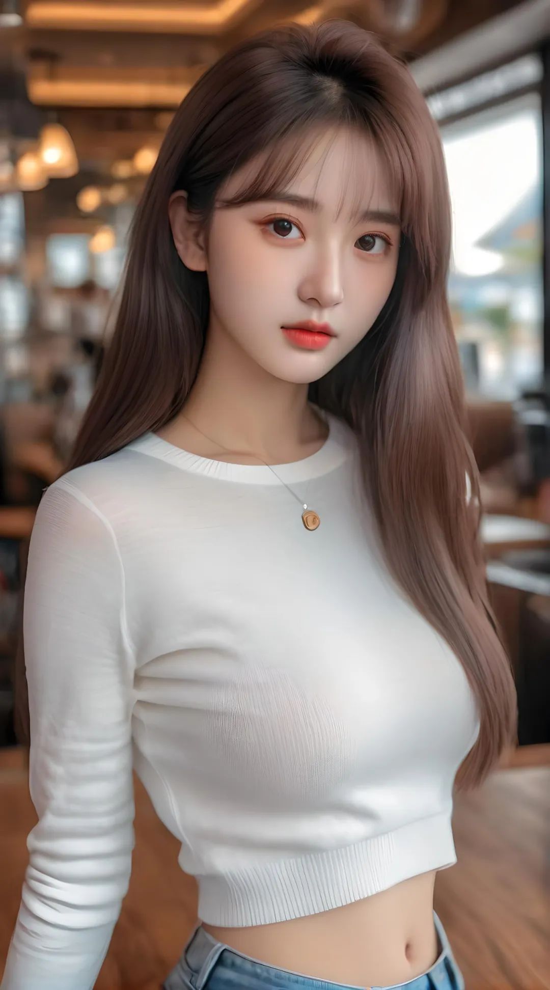图书馆美女高清壁纸 - 炫图天下