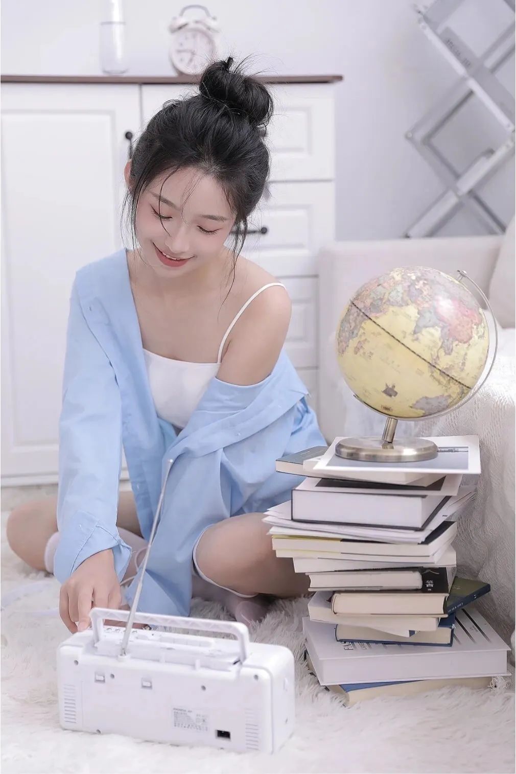 小姐姐、清纯的小清新、美女居家休闲，写真 - 炫图天下