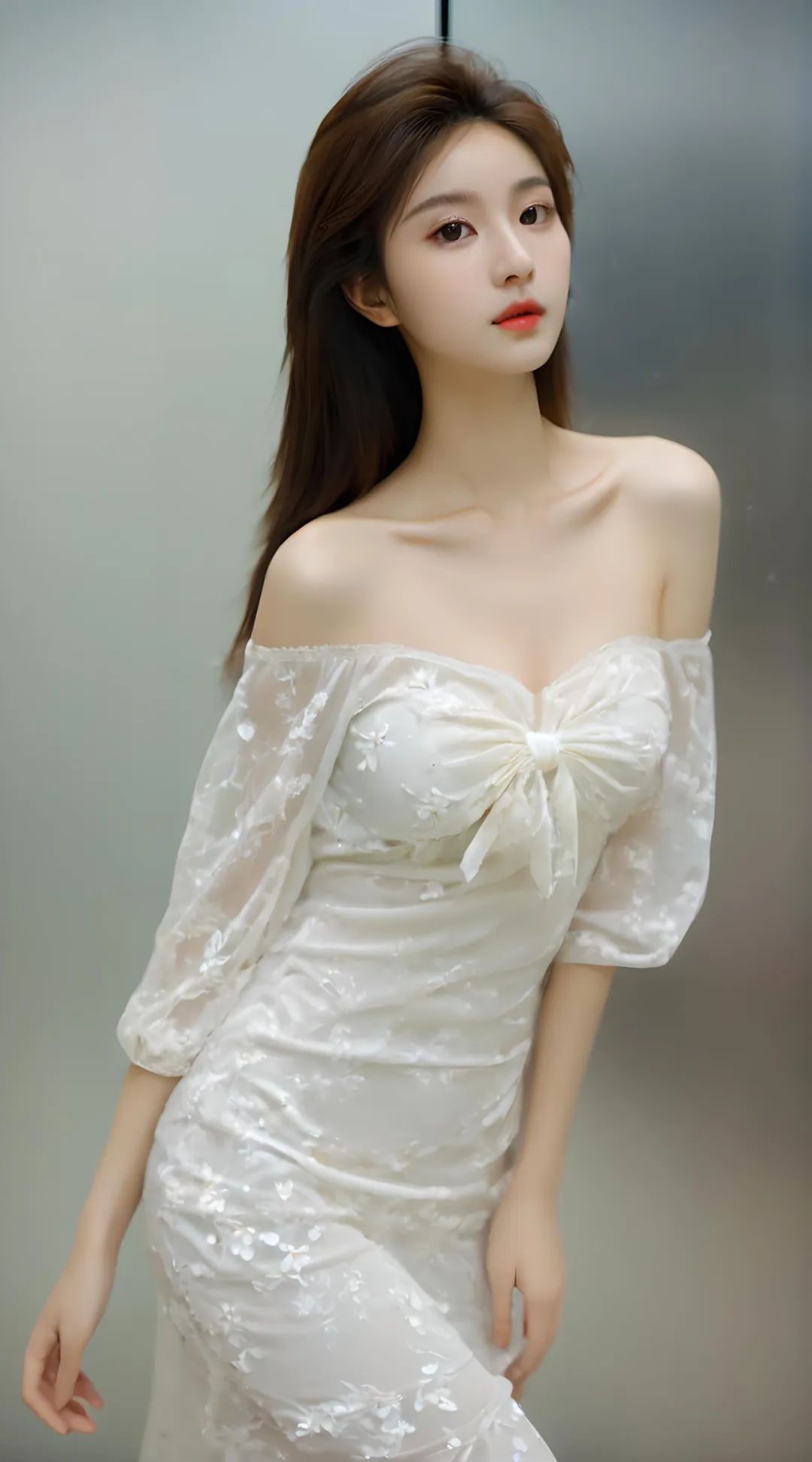 AI少女 | 靓丽时尚泡泡裙美女，甜美性感！ - 炫图天下