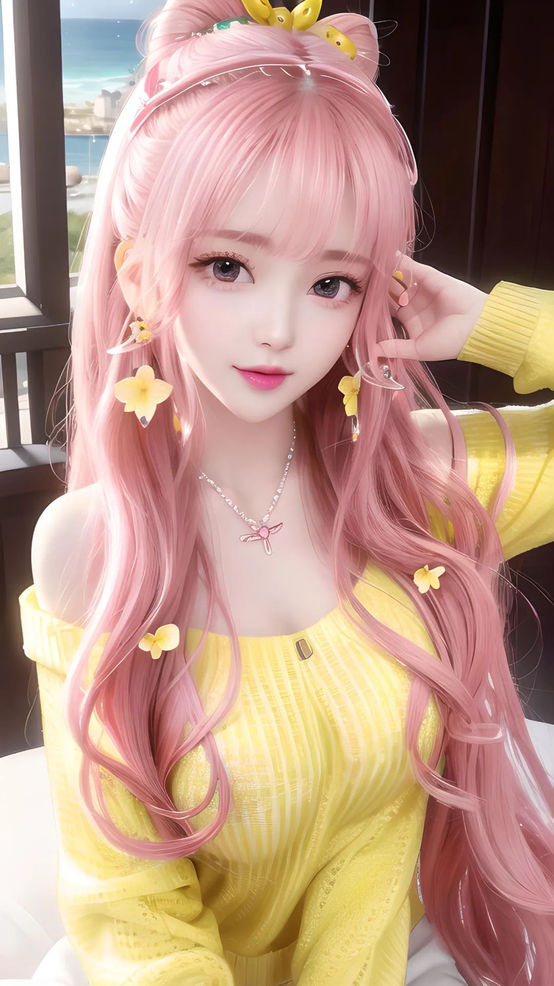 AI美女 | 明艳动人 娇美少女：时刻保持低调 - 炫图天下