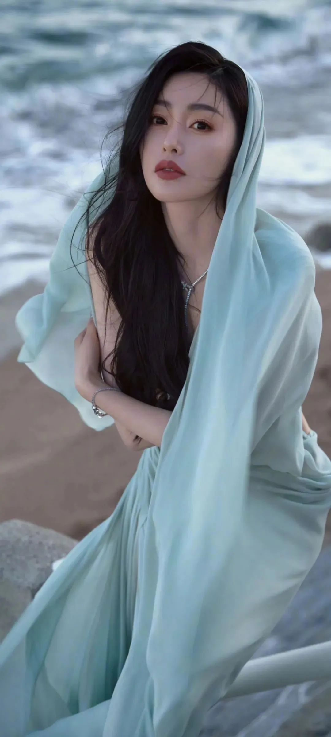 张天爱|戛纳海边写真壁纸14张 - 炫图天下