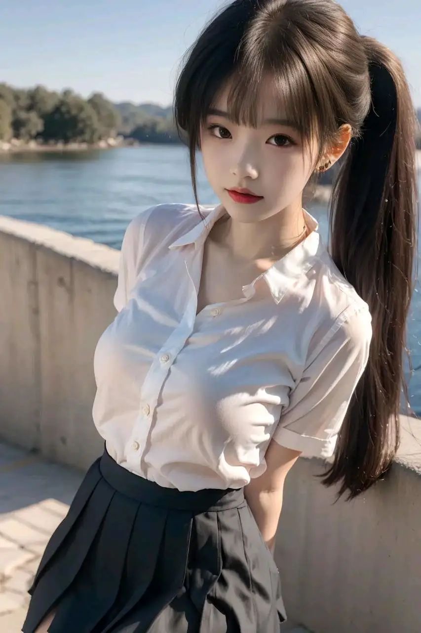 一张初恋脸，甜美女孩，jk制服 - 炫图天下