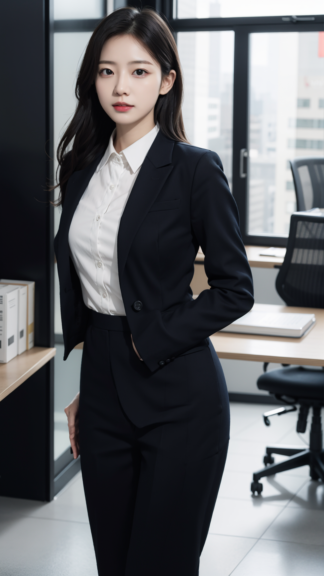办公室高颜值职场美女：人生能走多远，看与谁同行；有多大成就，看有谁指点。 - 炫图天下