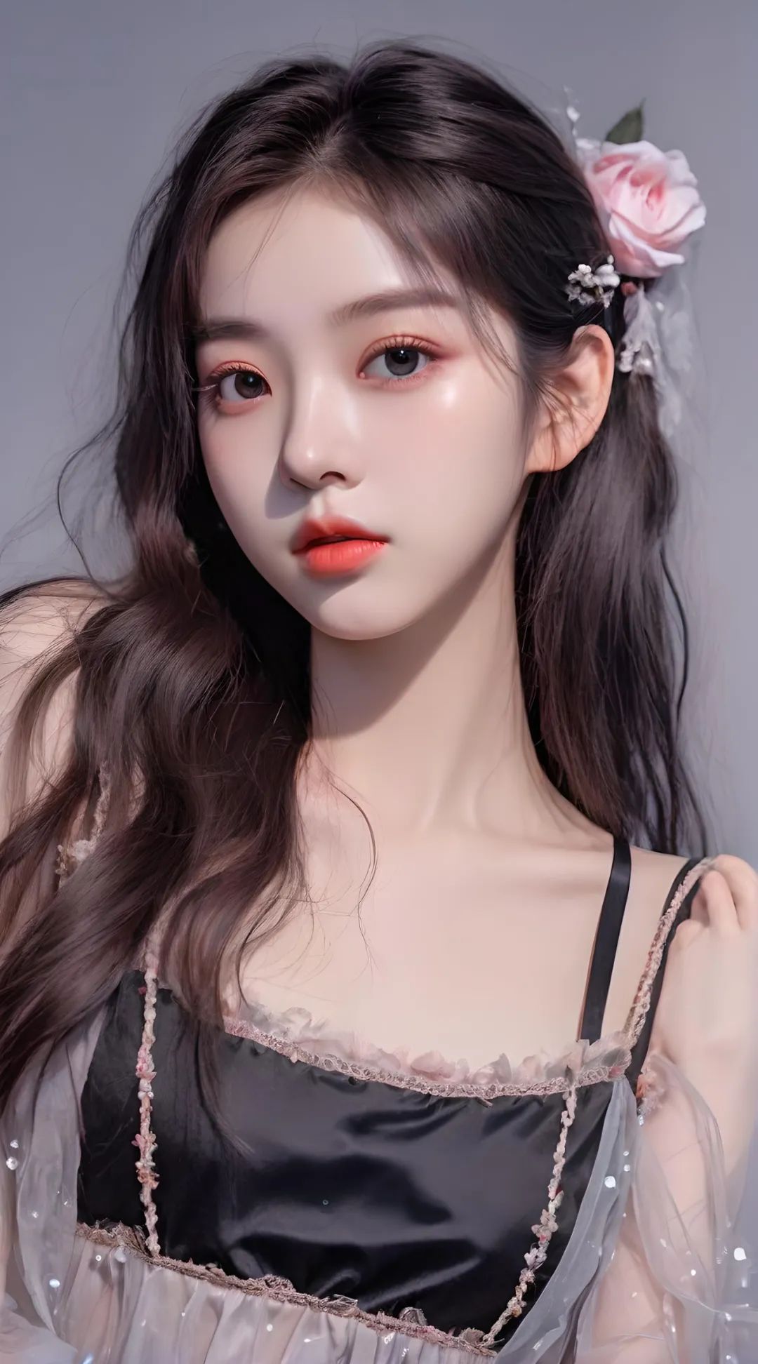 AI美女 | 国风吊带薄纱汉服美女：做人要学会独立 - 炫图天下