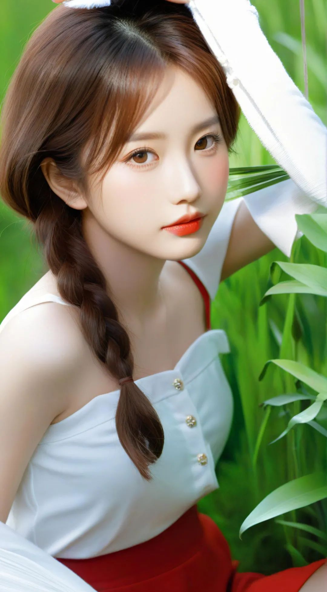 18岁百褶裙元气少女 - 炫图天下