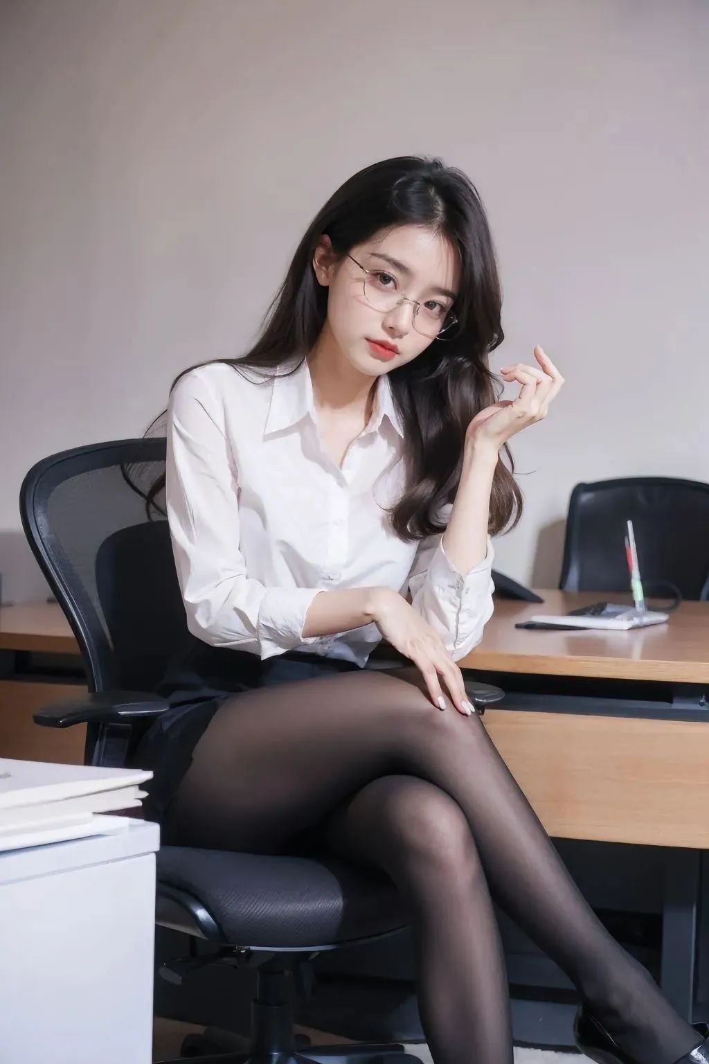 美女网红：顶不住呀！1.2米的黑丝大长腿！满屏都是！人间值得！ - 炫图天下
