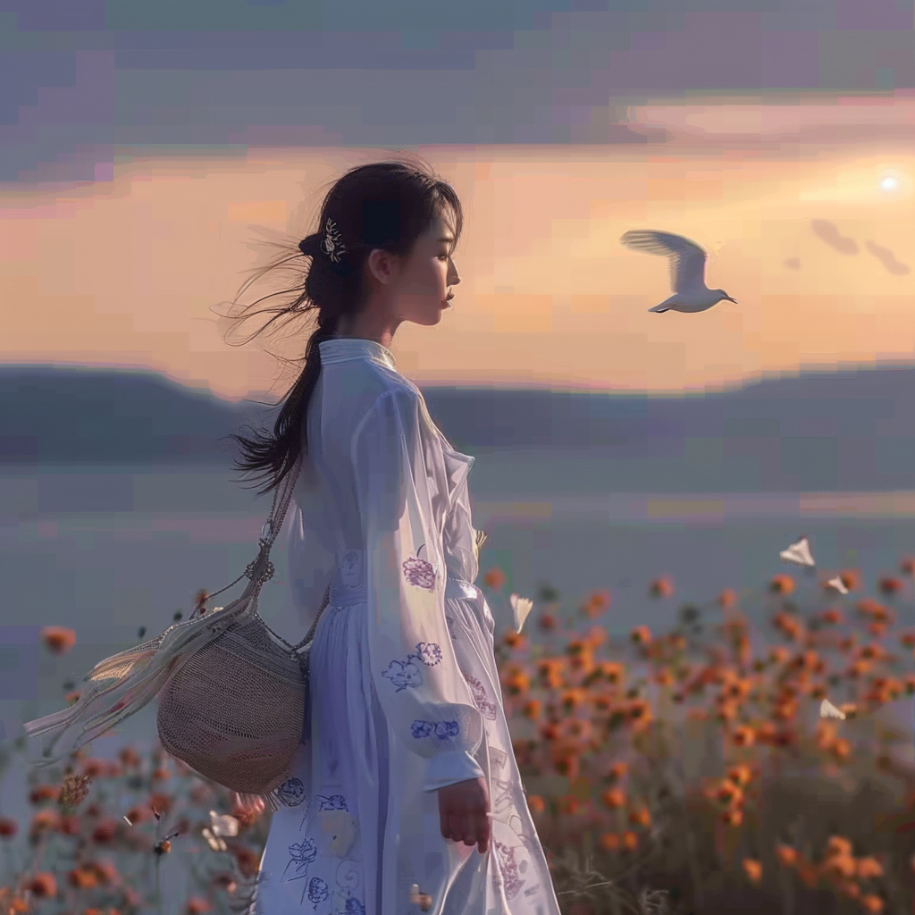 WeChat女生头像 | 日出下优质女头2.0 - 炫图天下