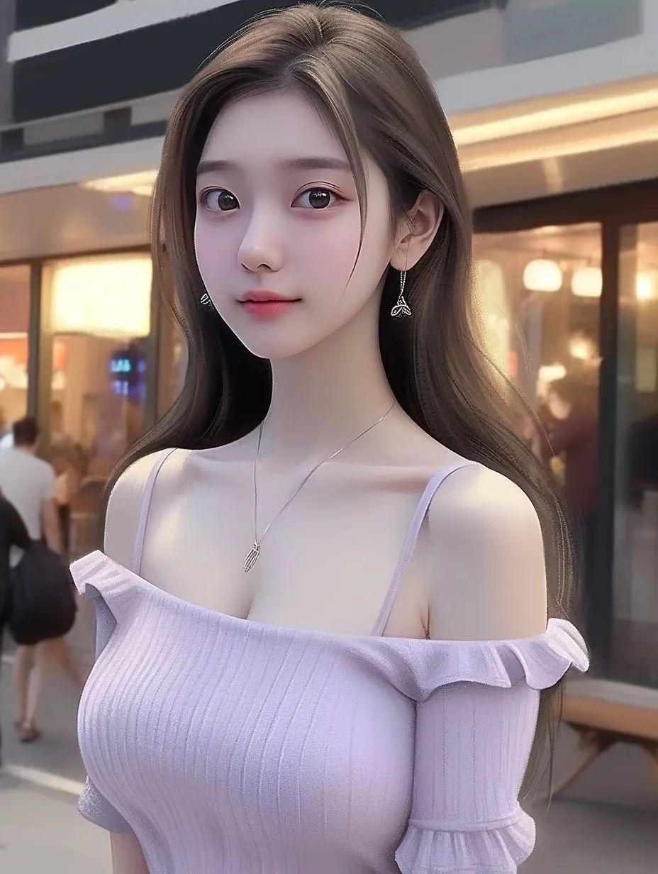 紫色装少女：快乐源于内心的平静 - 炫图天下
