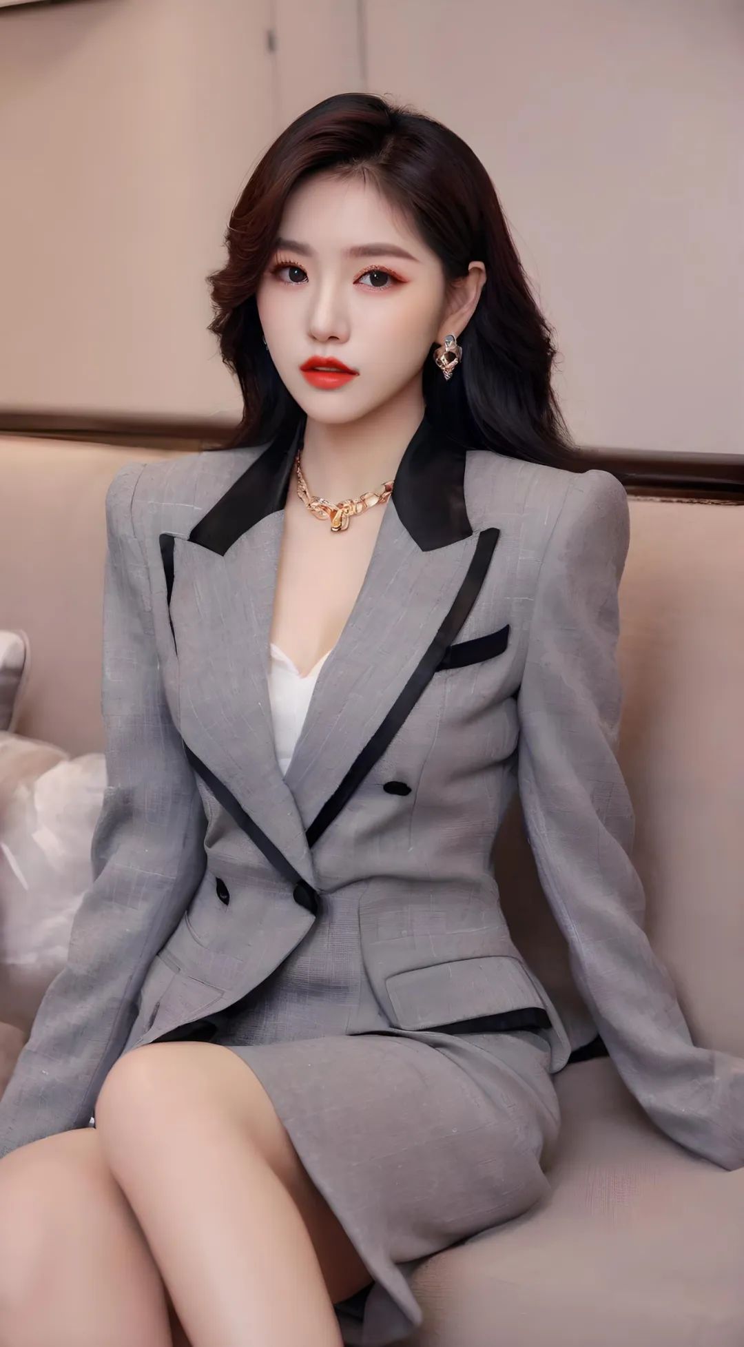 西装白领美女高清壁纸 - 炫图天下