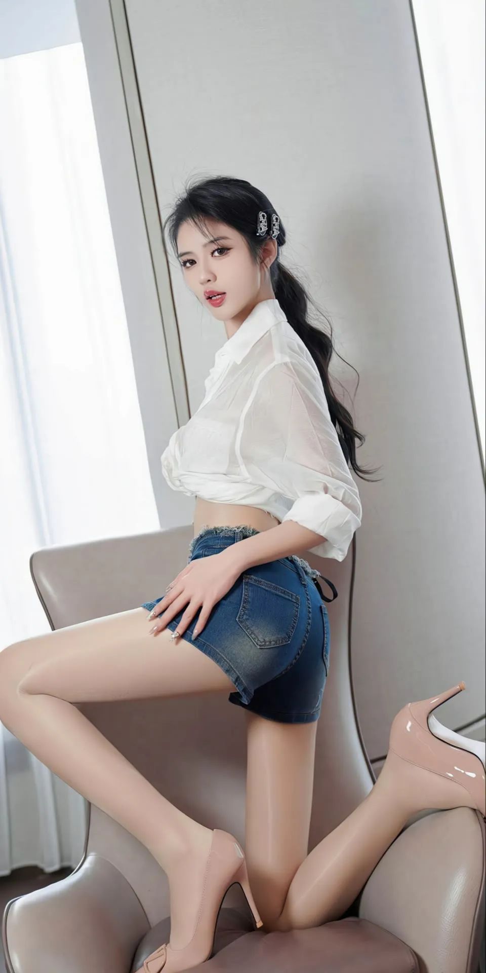 浅浅玉足美腿写真 - 炫图天下