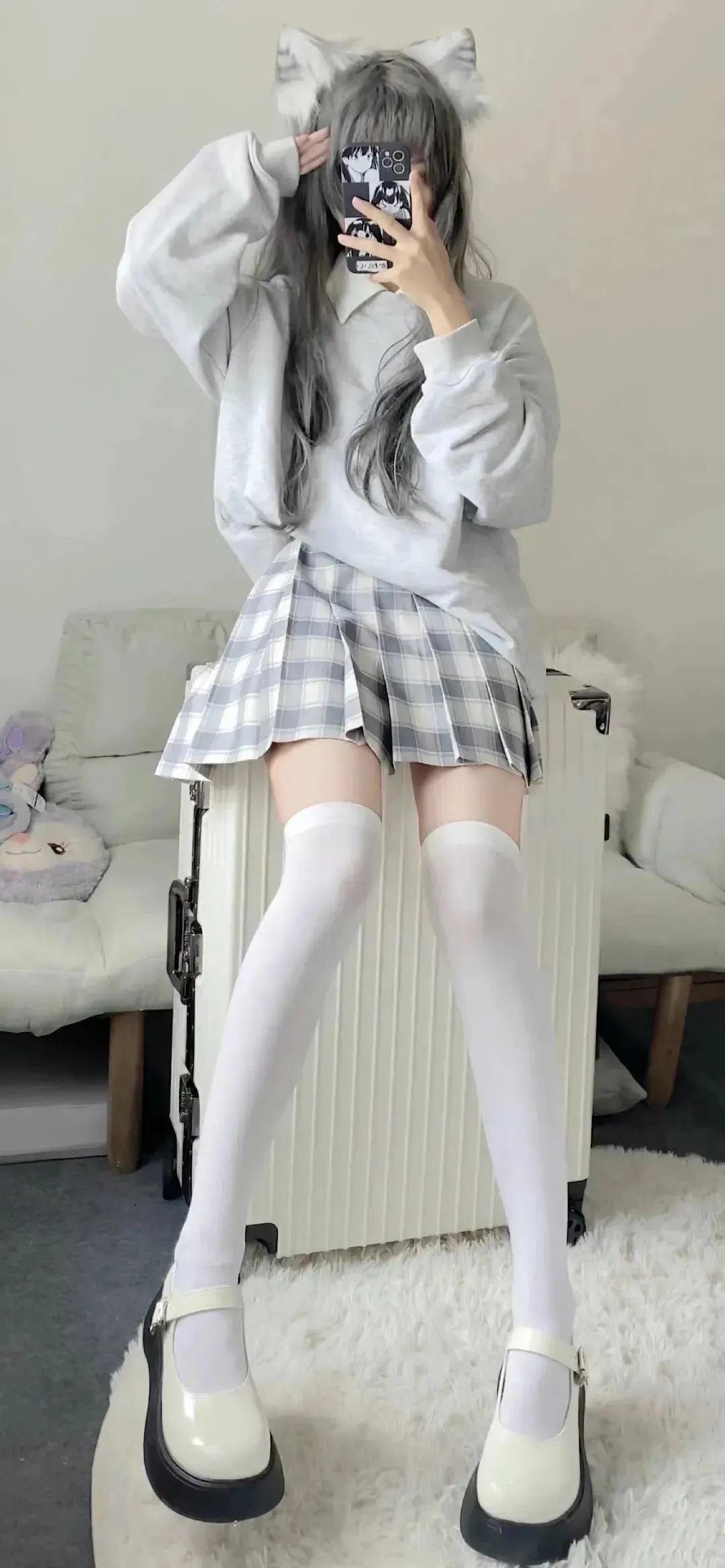 美女壁纸｜JK制服 - 炫图天下