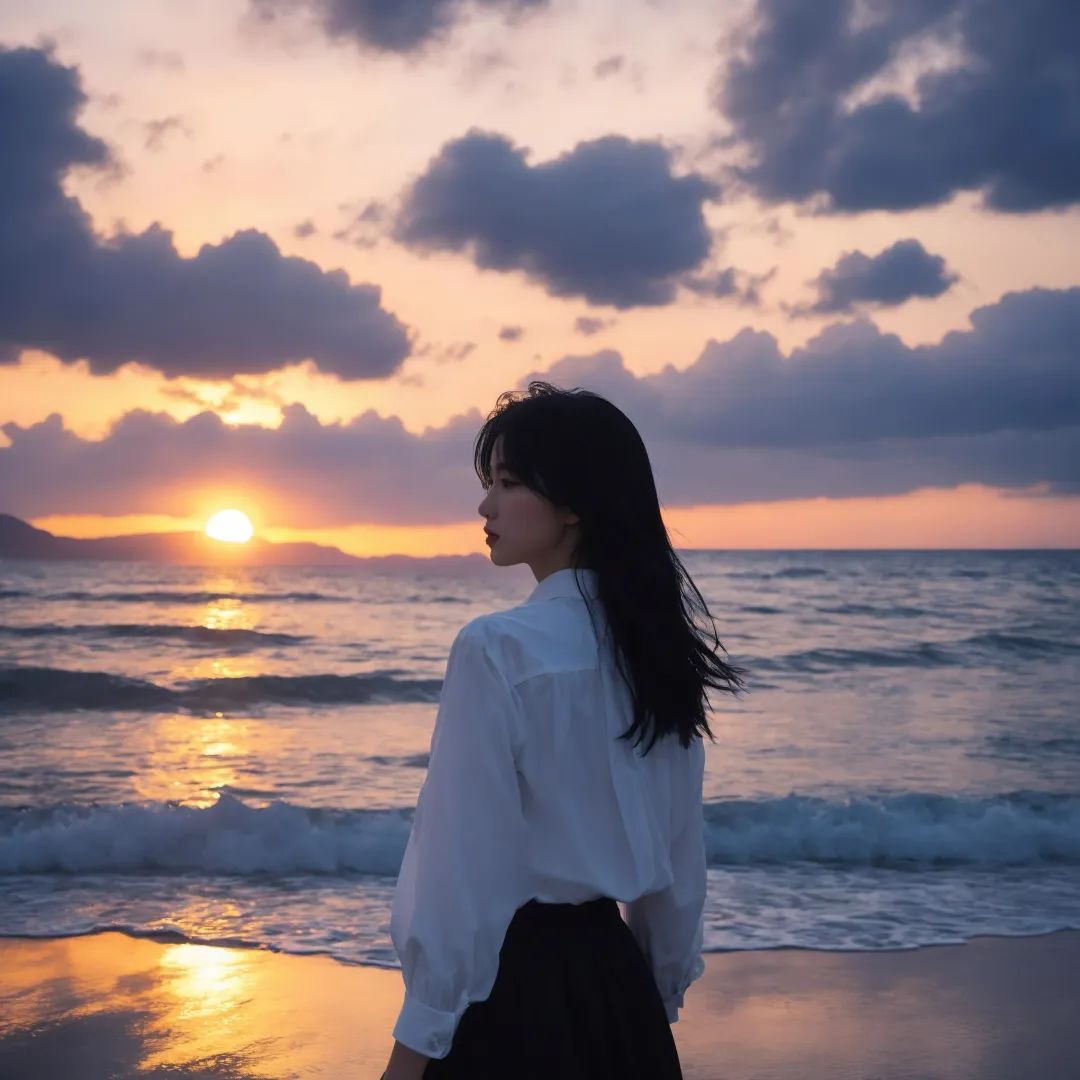 WeChat女生头像/阳光下的衬衫女头 - 炫图天下