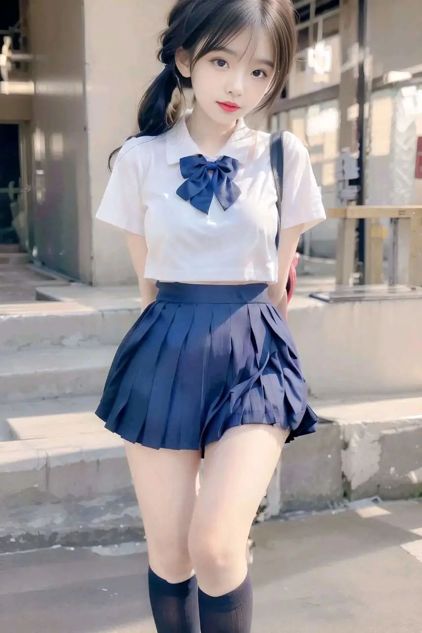 jk制服：邻家女孩，甜美少女 - 炫图天下