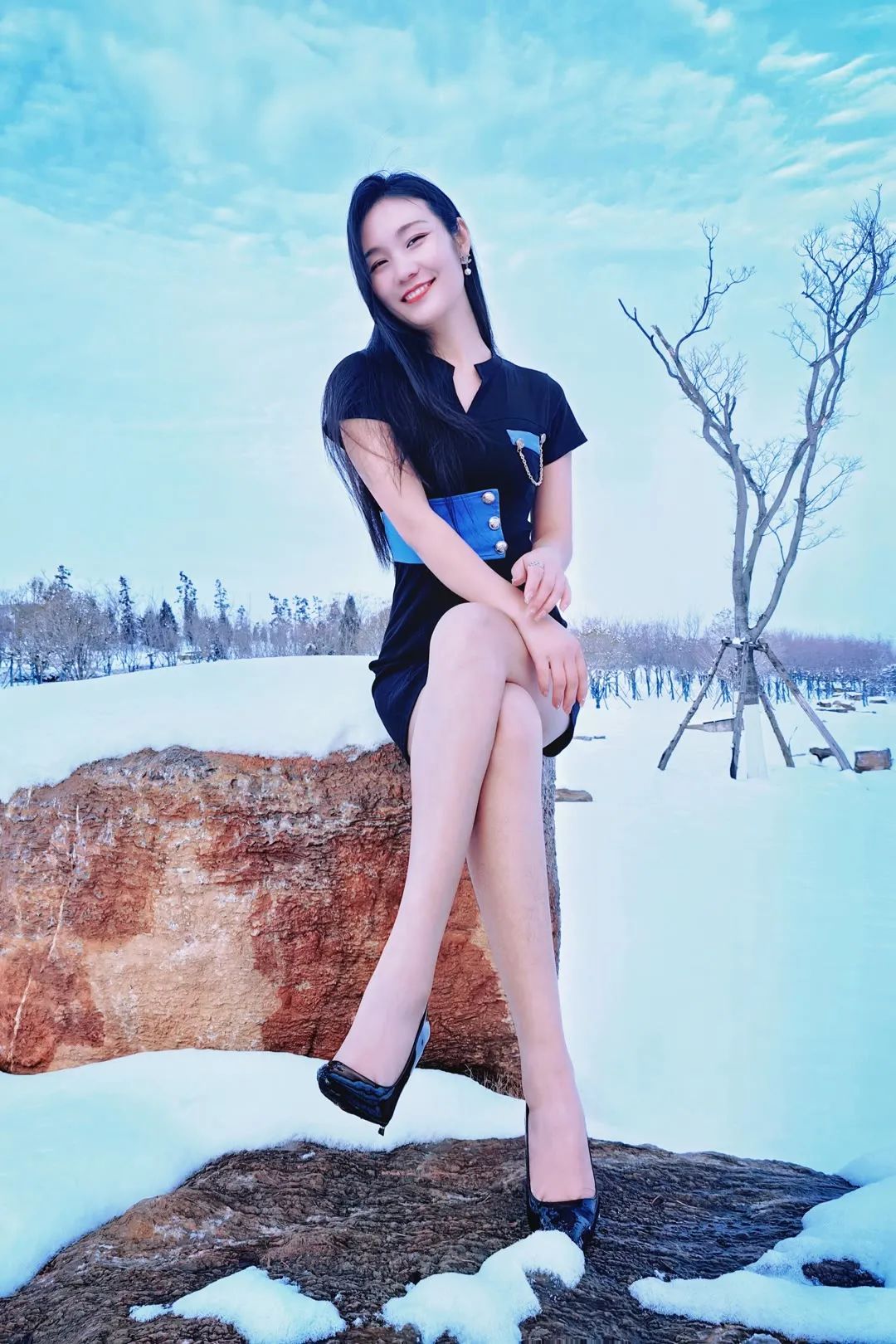 天越冷反差美越明显，就说拍出来效果好看不，有没有甜到你心里！ - 炫图天下