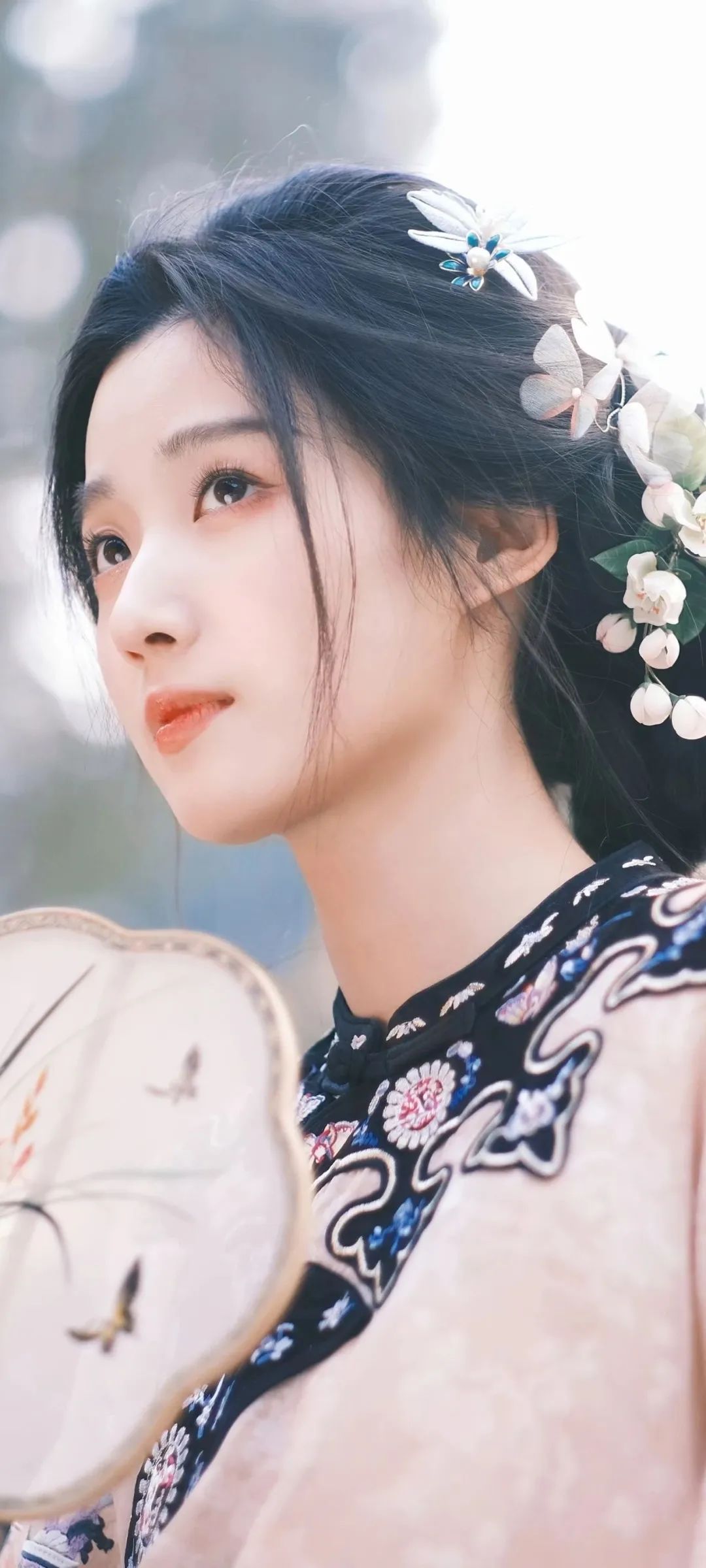 氛围感卢昱晓清纯古风壁纸 - 炫图天下