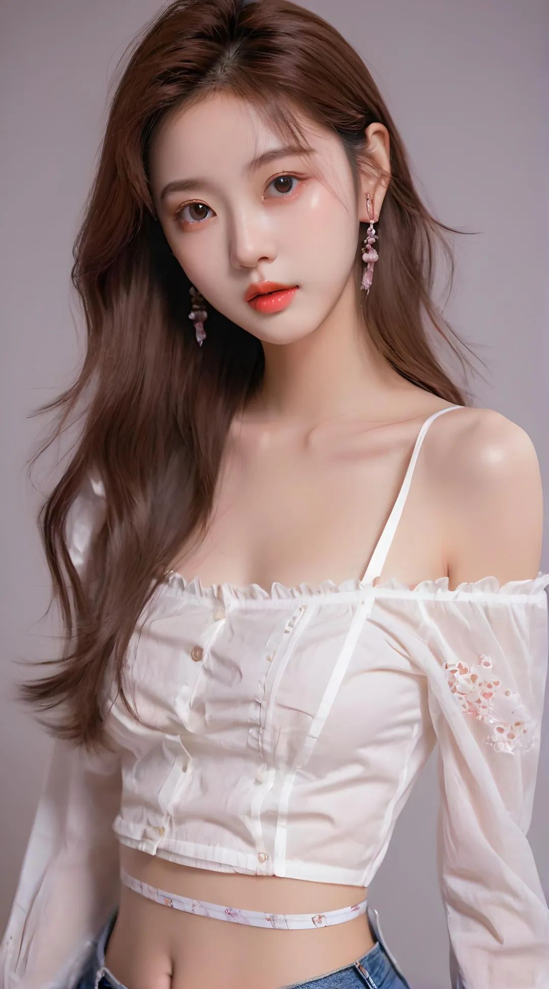 水嫩白皙美女写真高清壁纸 - 炫图天下