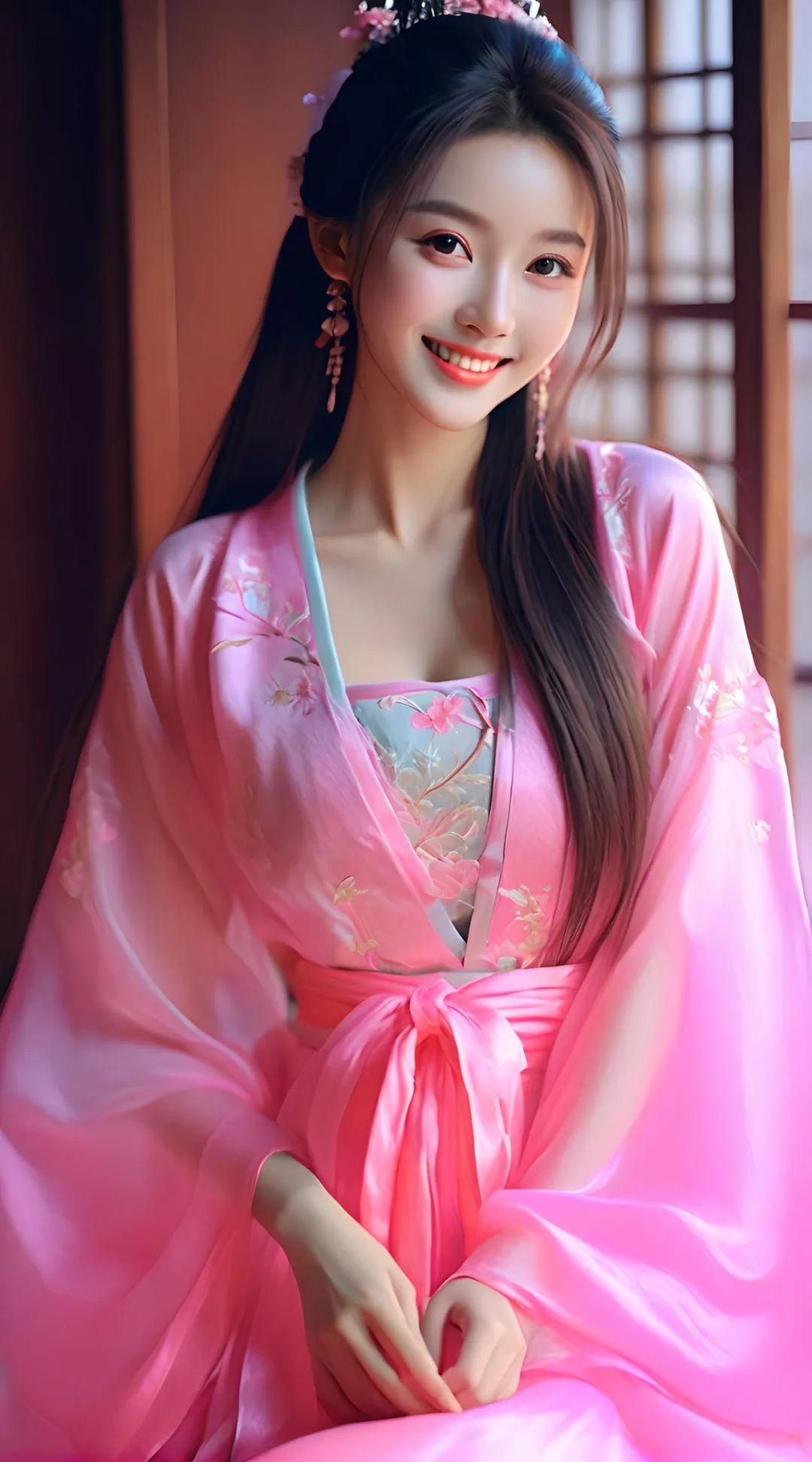 ai古装美女，一笑百媚：对自己负责 - 炫图天下