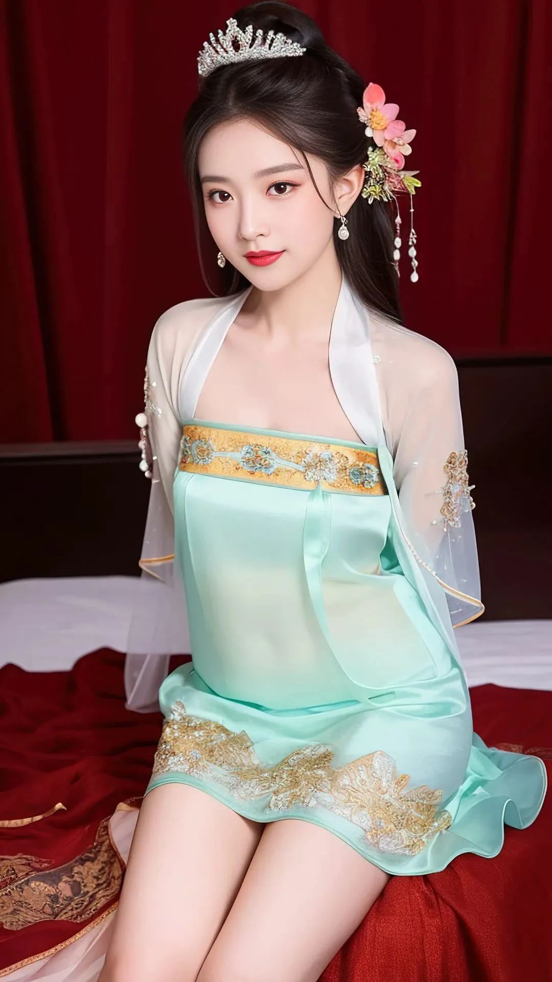 蓝色幽梦，古风少女系列三：如果一个人，出现在你梦里 - 炫图天下