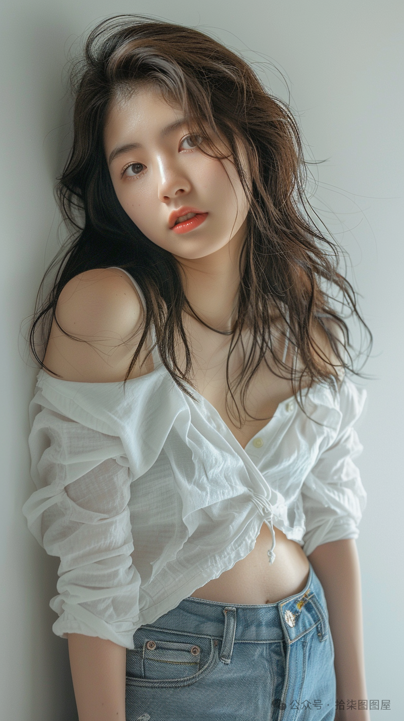 慵懒的女孩 - 炫图天下