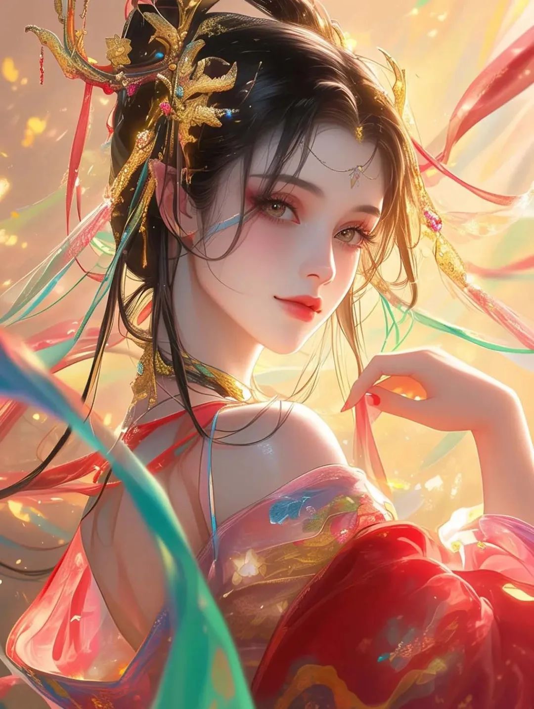 敦煌飞天女生头像 - 炫图天下