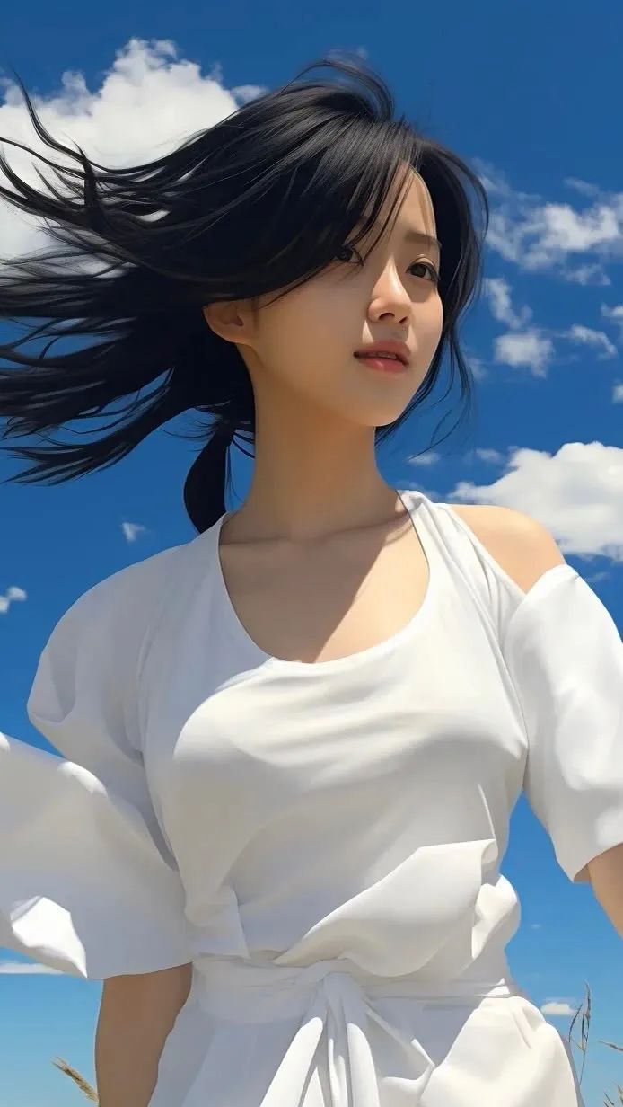 仙气飘飘的白衣少女：有些人，我们明知道是爱的，也要去放弃，因为没结局。 - 炫图天下