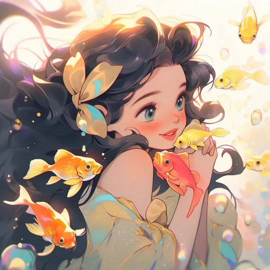 锦鲤附体女生头像 - 炫图天下