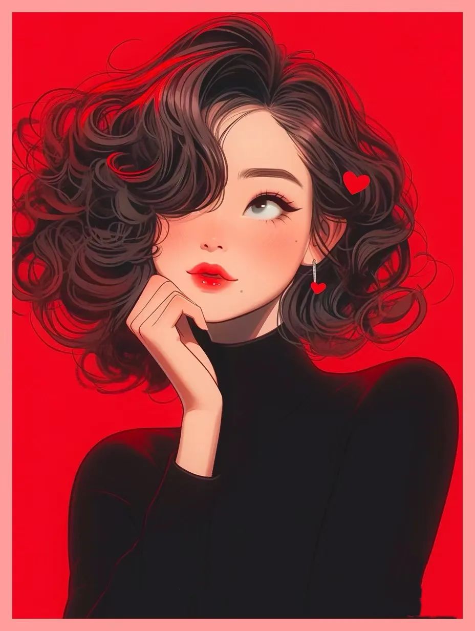 热辣的女生头像 - 炫图天下