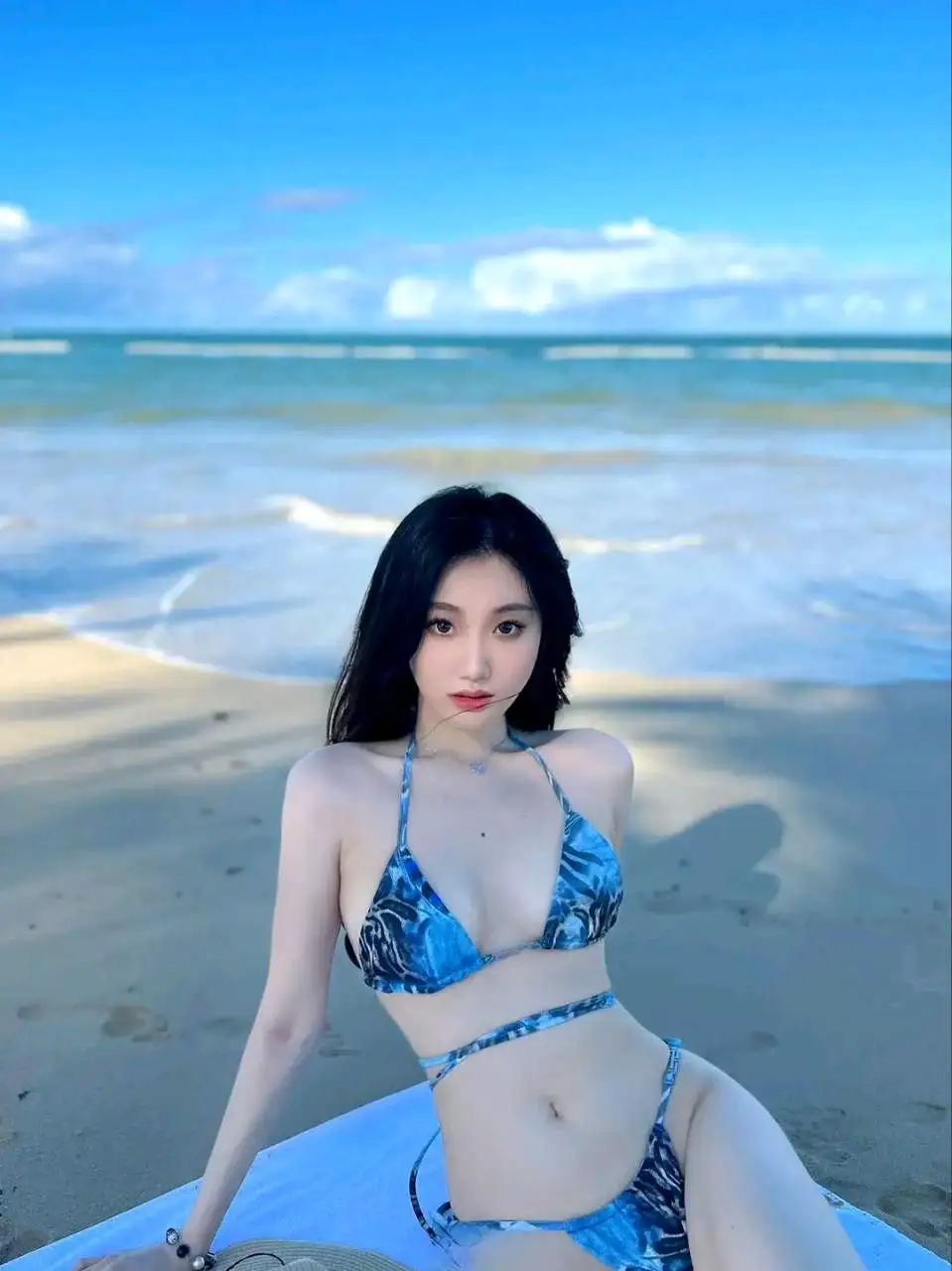 椰林，海风，美女 - 炫图天下