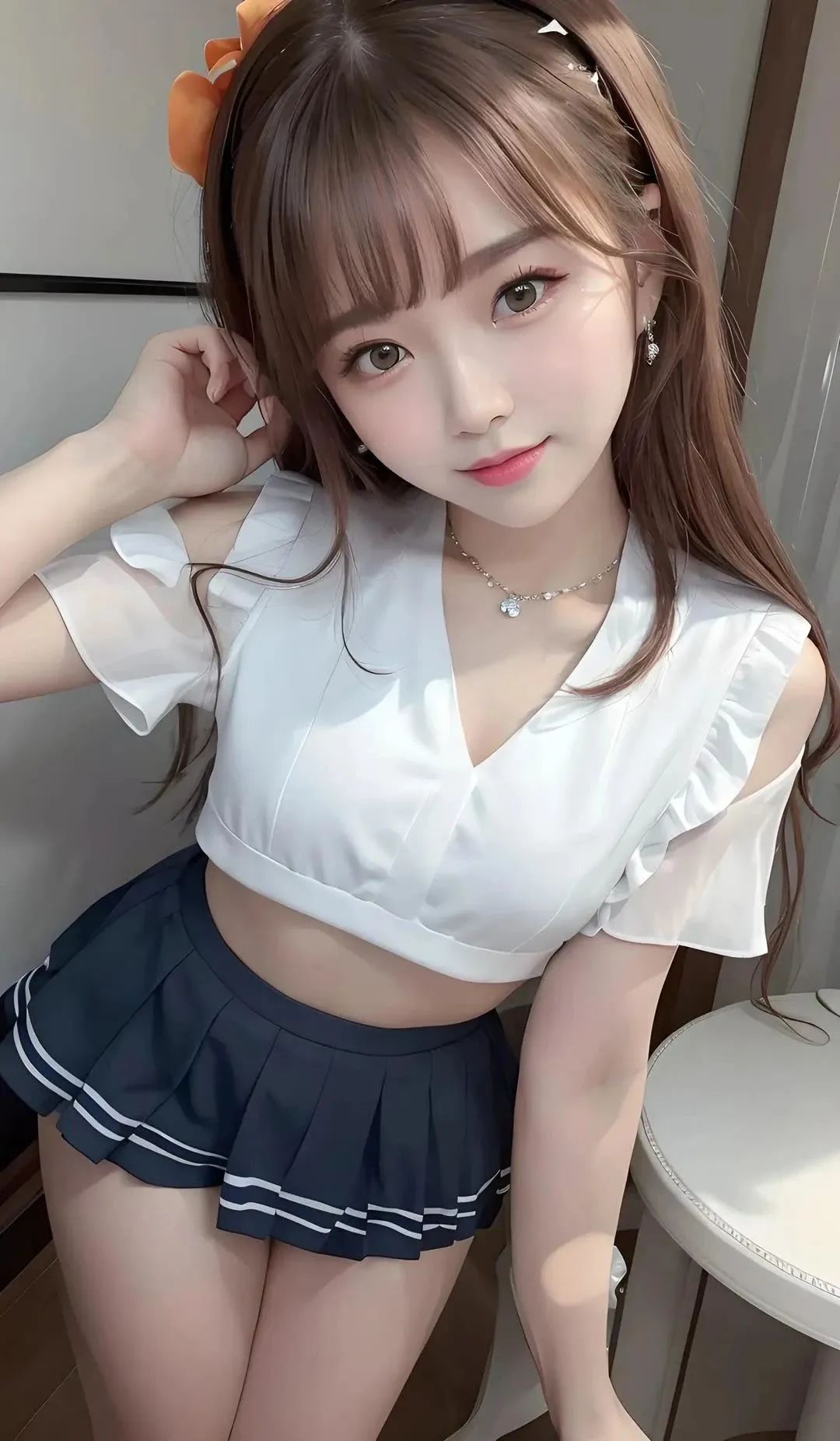 甜系女孩，清纯唯美：你若还在我身边，那该多好 - 炫图天下