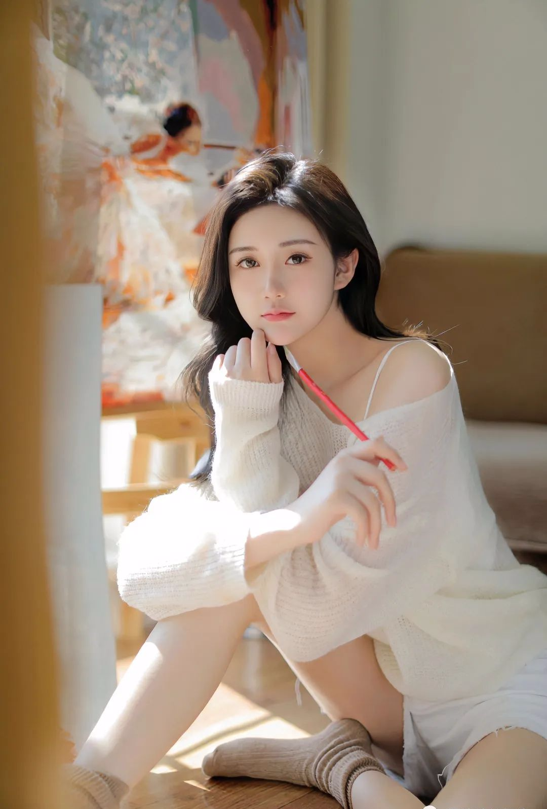美女诱惑图片|美女趴床上照片,床上性感写真,女生全身照片可爱 - 炫图天下