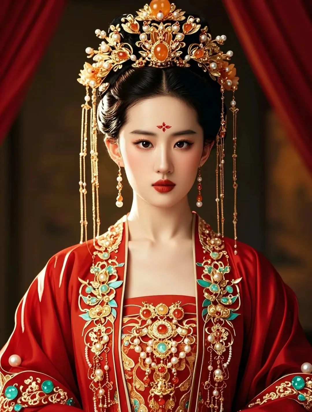 刘亦菲｜大婚妆造 - 炫图天下