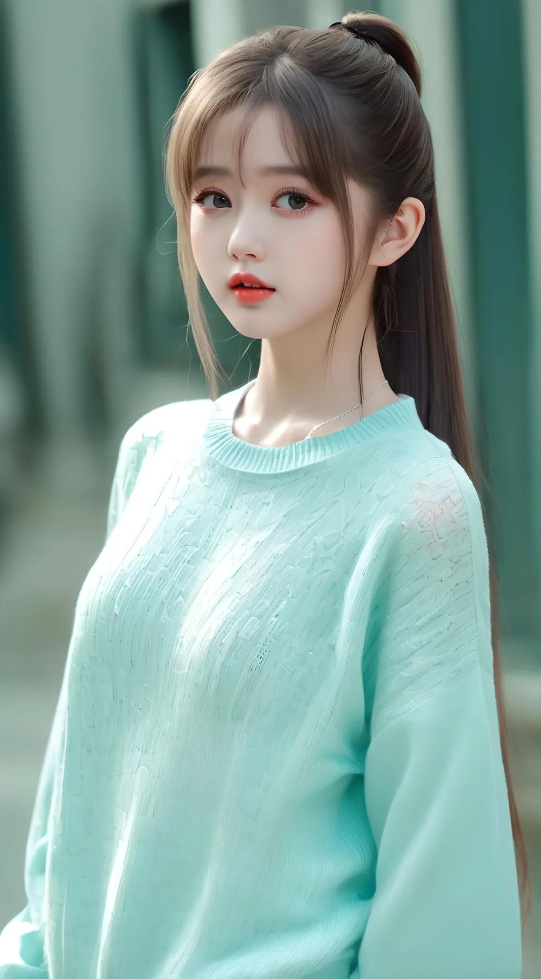 完美容颜水嫩白皙绝美少女高清壁纸 - 炫图天下