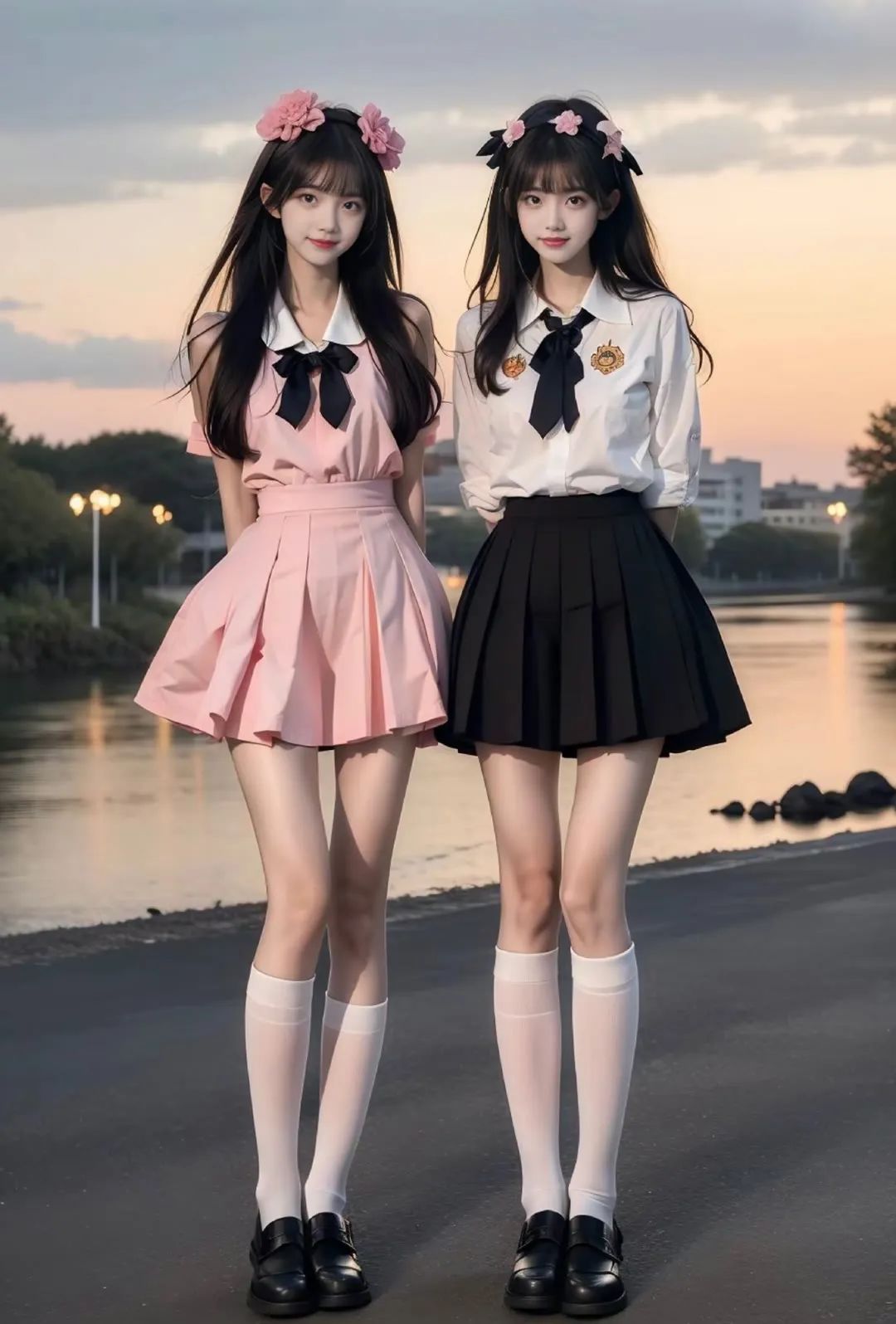 清纯姐妹花，jk制服：让你失望的不是别人，而是自己的期望 - 炫图天下