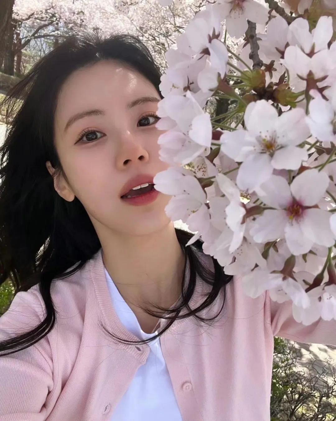 花下少女，羞花闭月！ - 炫图天下