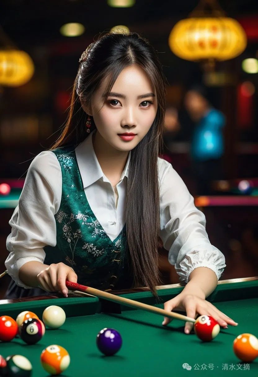 台球美女 - 炫图天下
