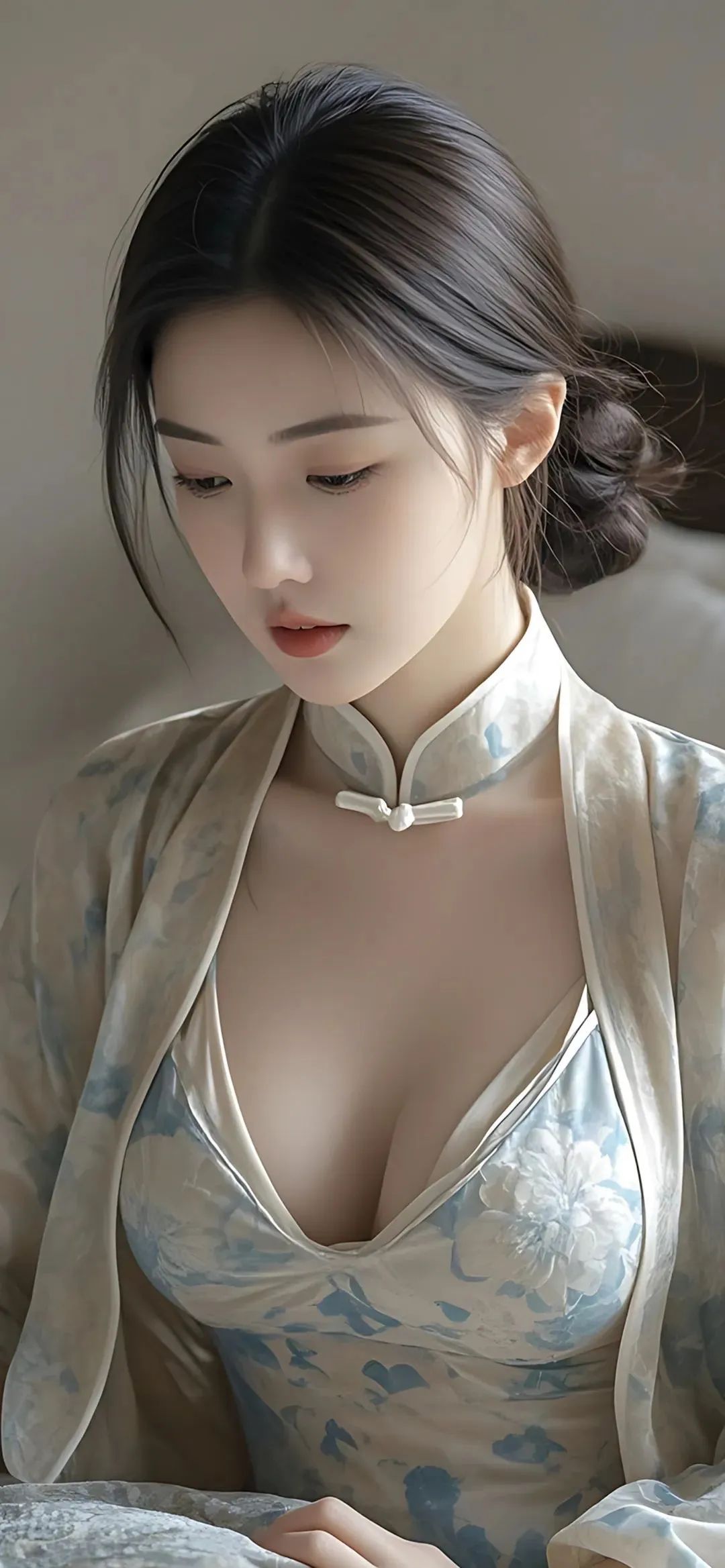 纯欲美女｜深V 御姐 - 炫图天下