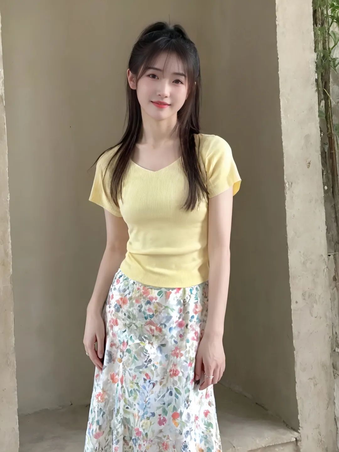 高清美图，清纯甜妹分享：生活就像一场旅行，不在乎目的地，在乎沿途的风景 - 炫图天下