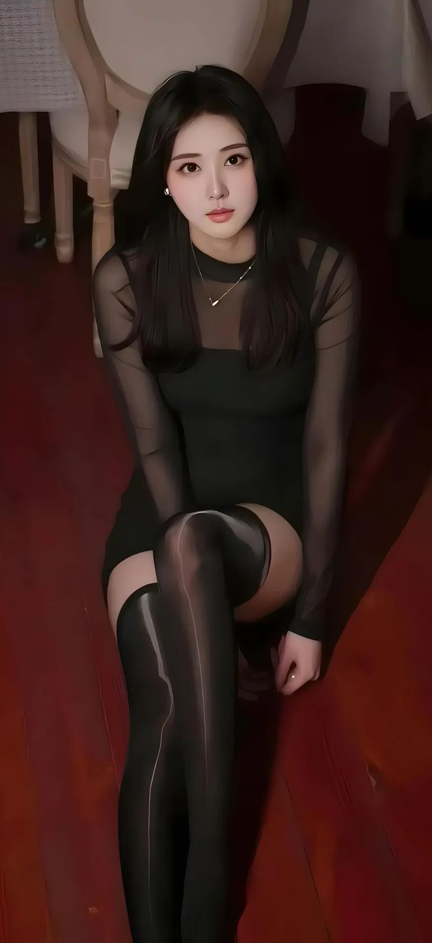 美女壁纸 | 男士最爱 长腿 黑丝 - 炫图天下