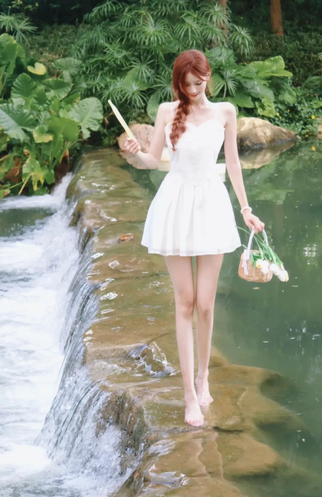 脚脚轻点水，心感自然柔づ