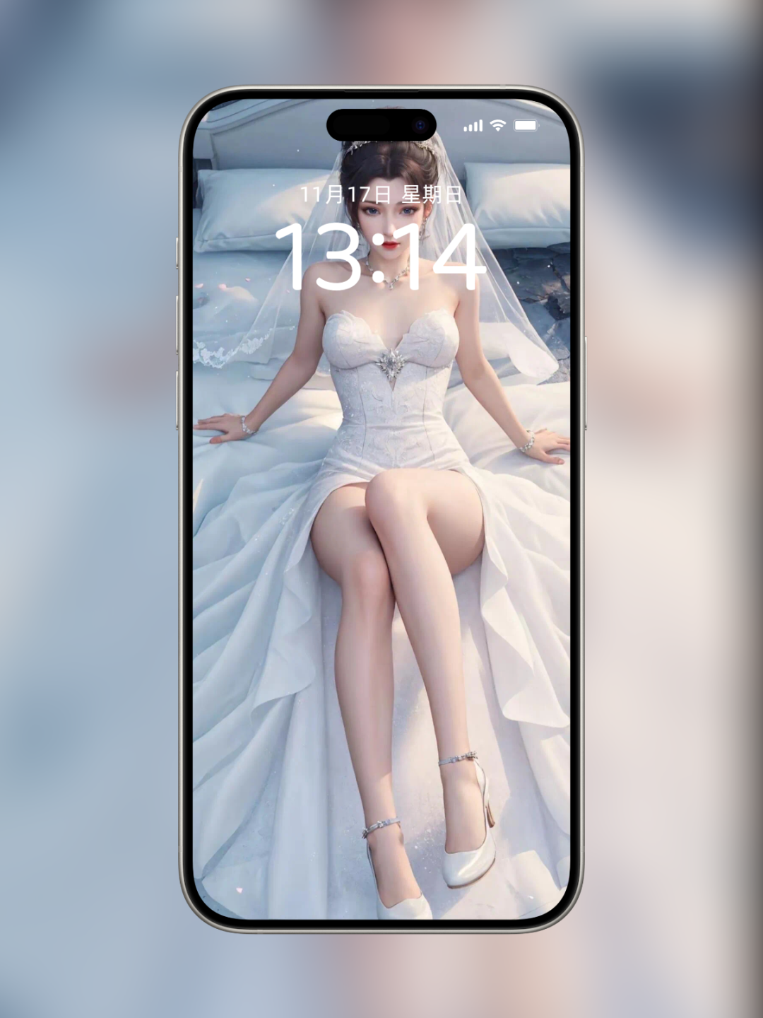 超性感超丰满的白色婚纱装云韵女神壁纸，梦中情人该有的样子 - 炫图天下