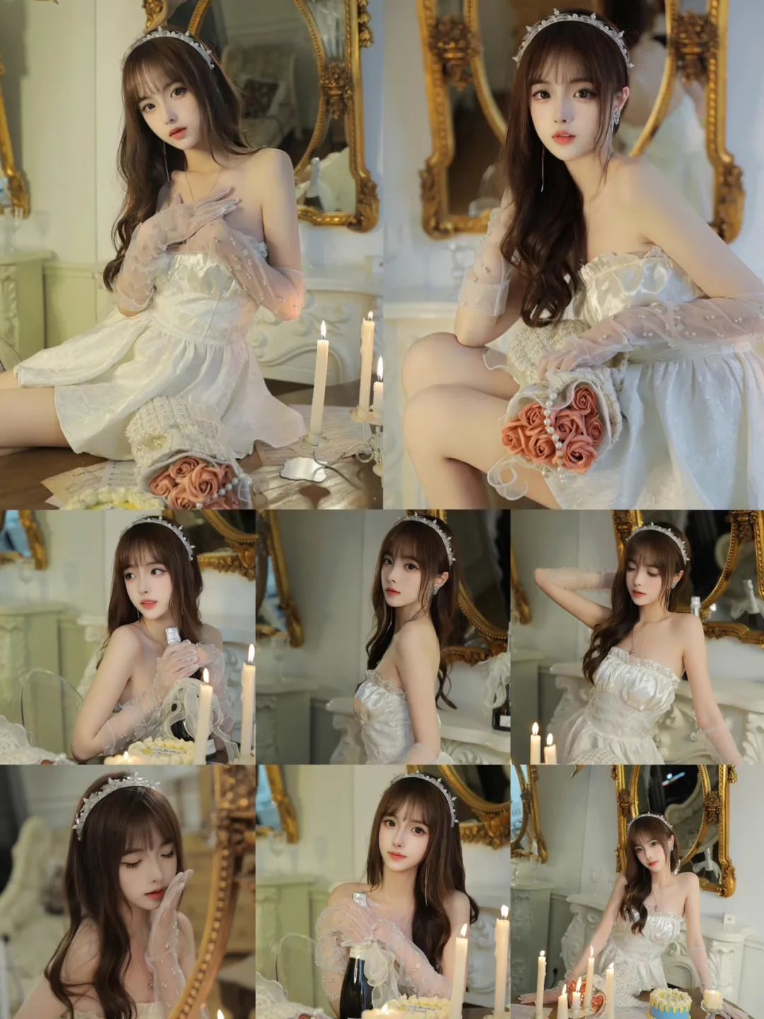 居家晚礼服拍摄9个动作，优雅气质不输韩国女 - 炫图天下