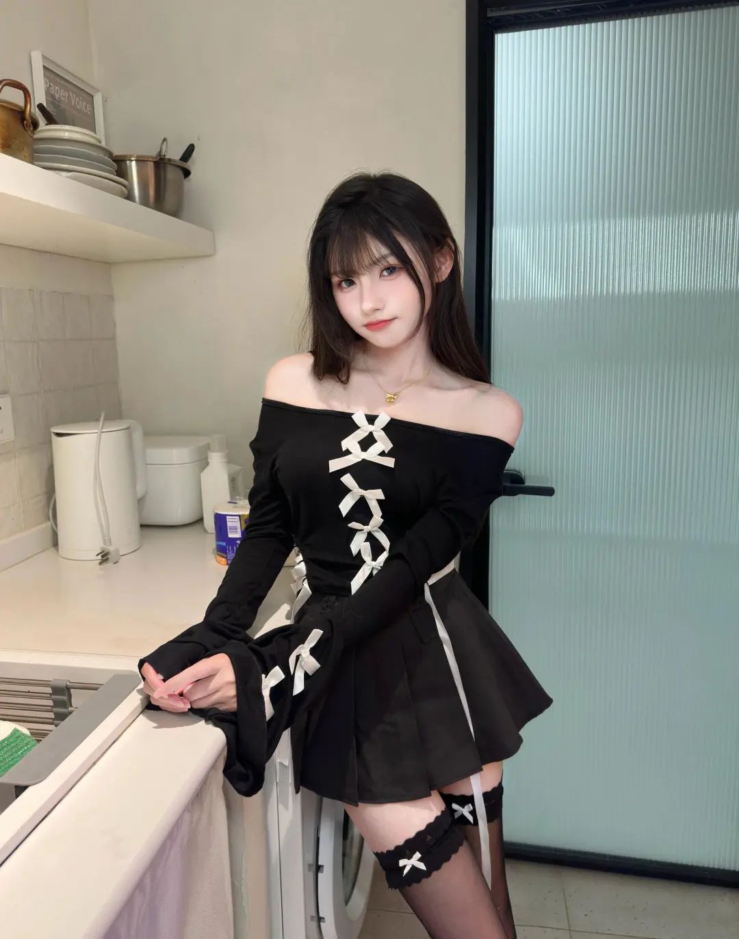 美女 | 电子娇妻做好饭噜 - 炫图天下