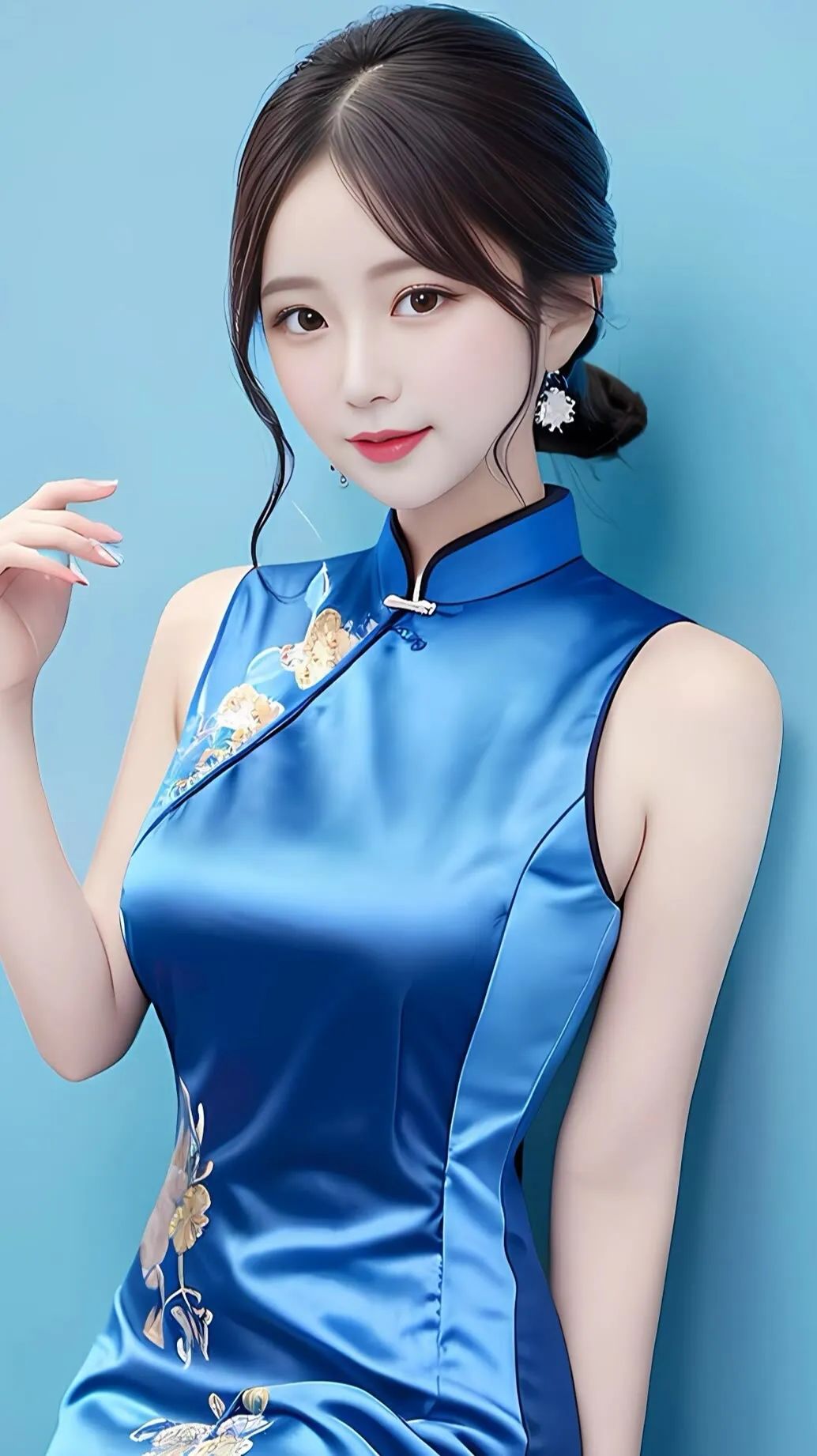 精美旗袍，极品身材：你若盛开，蝴蝶自来 - 炫图天下