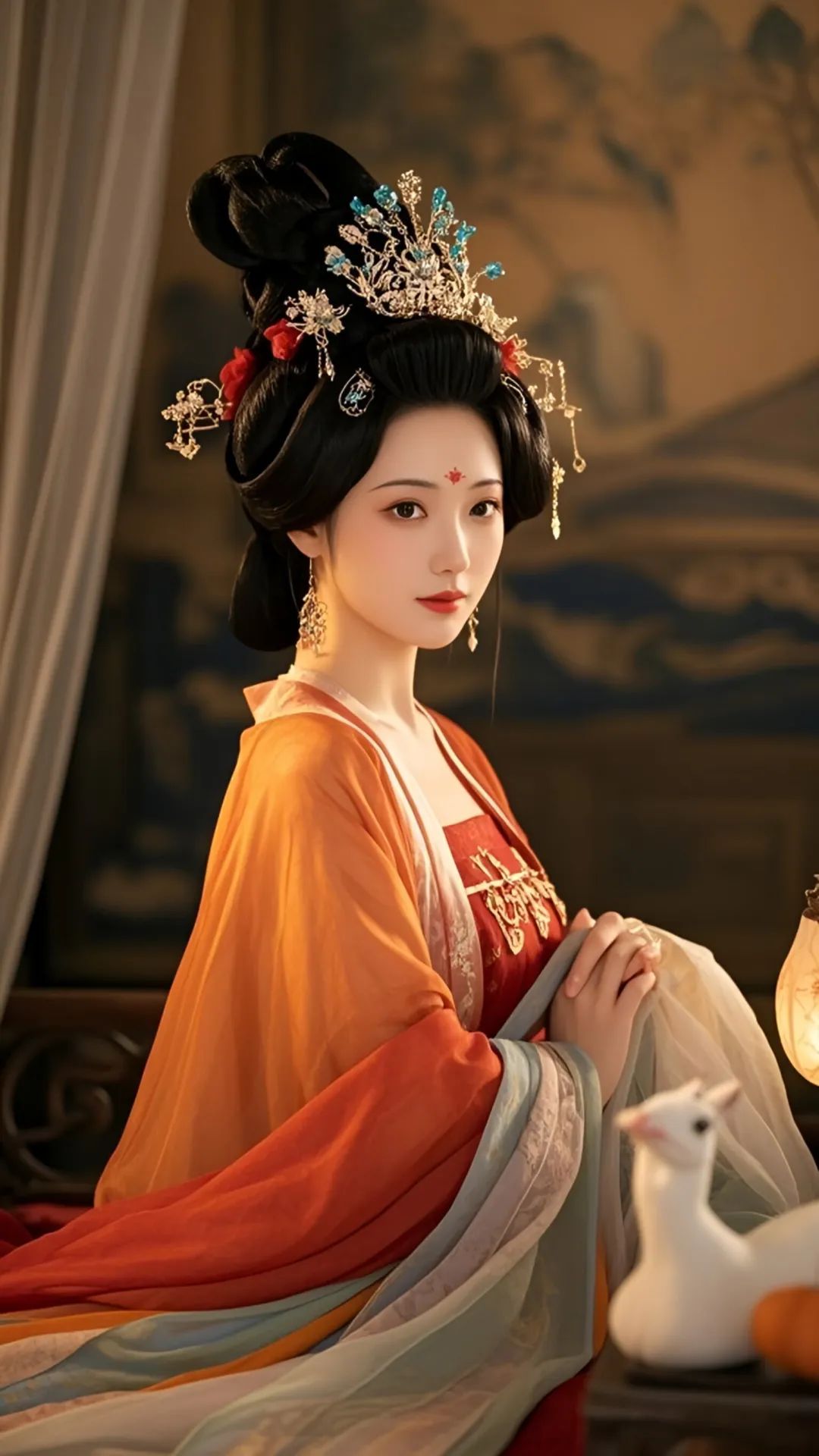 美女壁纸｜古风佳人，罗衣飘飘 - 炫图天下