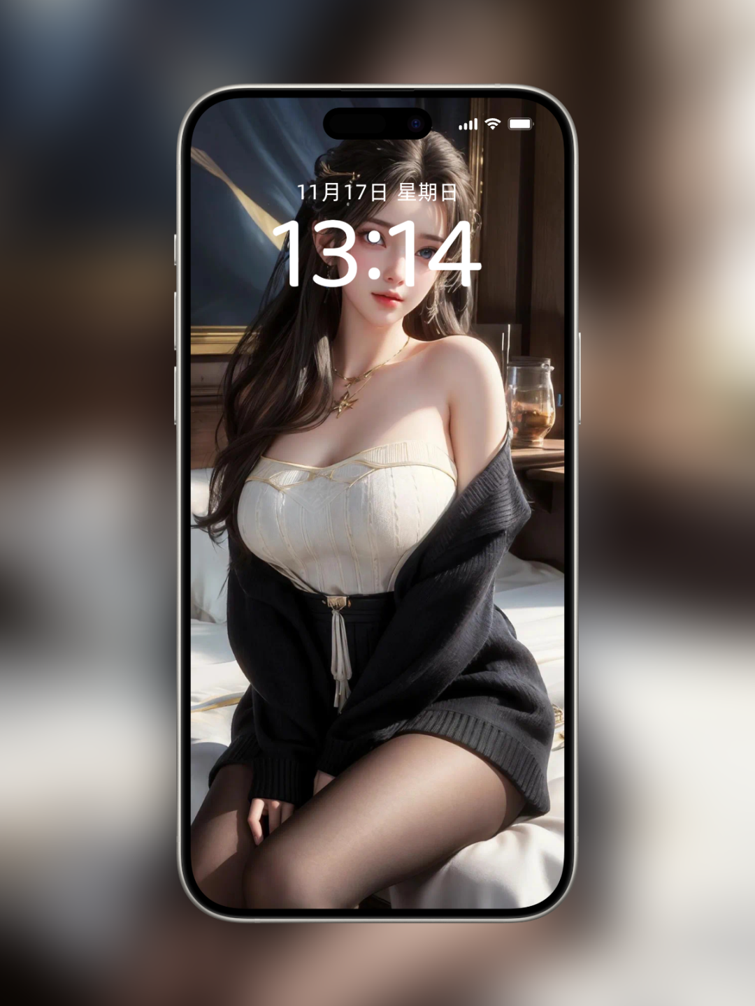 超性感超丰满的现代装清漪清冷仙子壁纸，圣女下凡，姿容绝美 - 炫图天下